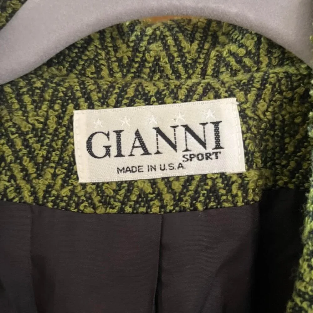 Vintage Gianni Trench Coat - Picture 2 of 3